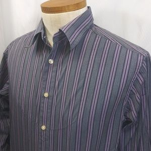Robert Graham Flip Cuff Striped Shirt